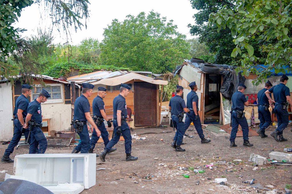 camp de roms a ete demanteles a Stains